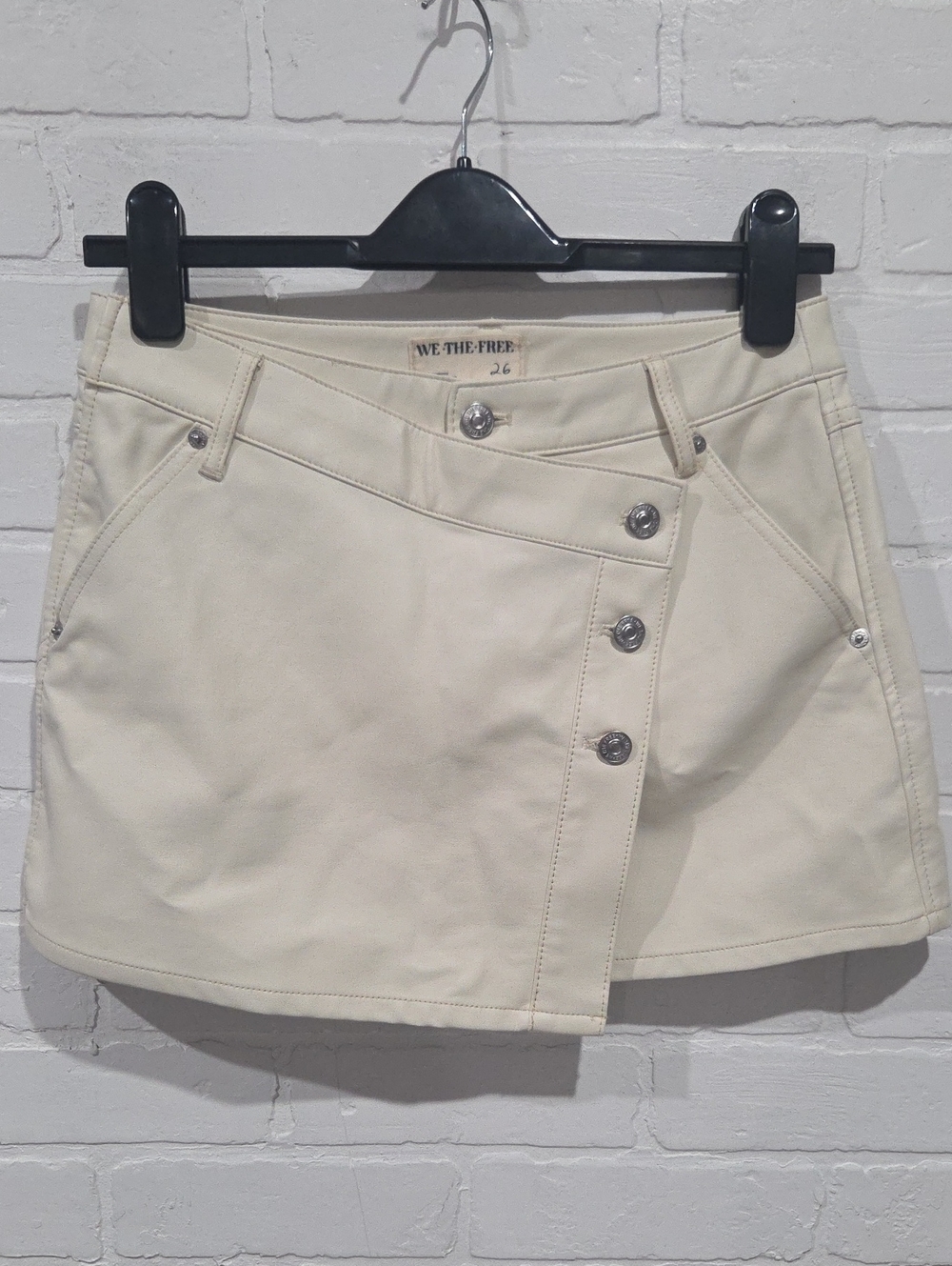 We The Free Faux Leathe Mini Skirt